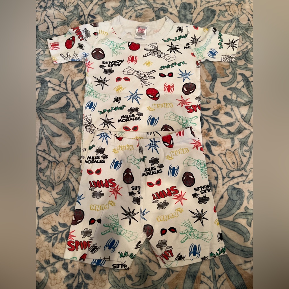 Hanna Andersson Marvel Spider-Man Kids Pajama Set Size 6-7